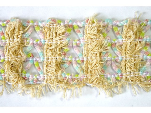  606- 2KJ тесьма декоративная ширина 40мм (упаковка 20 ярдов = 18,3 метра)  ТриКатушки