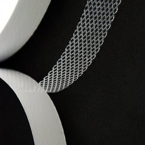  Клеевая сетка на бумаге 15мм, рул.100ярд. белый  ТриКатушки