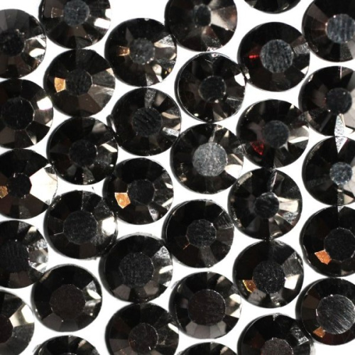  Стразы термоклеевые SS-16, D=3,6-3,9мм (упаковка 1440 штук) цв.9029 JET HEMATITE  ТриКатушки