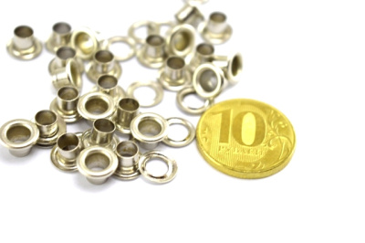  Люверсы №3 5мм сталь Никель (уп 5000шт) NEW STAR  ТриКатушки