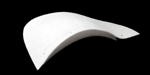  Подплечики сшивные арт.С-2013/80 н/ц белый (упаковка 240 пар)  ТриКатушки