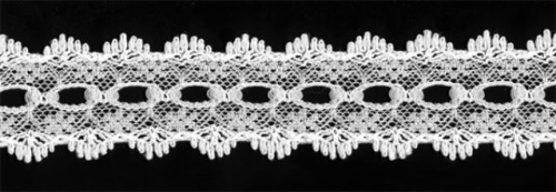  620 белый кружево-капрон 20мм (намотка 27,4 метров)  ТриКатушки