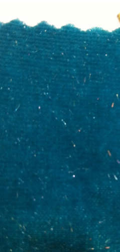  Ткань 3005 Бархат стрейч, ш.150см., №606 бирюза  ТриКатушки