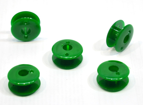  Шпулька для швейной машины цв. Зелёный (уп. 5 шт) ProKnopka  ТриКатушки