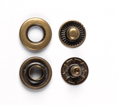  Кнопка Клямерная NewStar 13 мм (Латунь) цв. Антик (уп. 1000 шт)  ТриКатушки