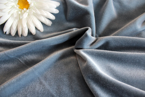  Ткань 3005 Бархат стрейч, ш.150см., №806  ТриКатушки