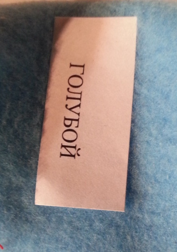  Ткань Футер 3-ех ниточный с начесом  пл.350 гр/м2,цв.голубой  ТриКатушки