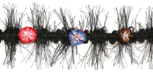  0626-2088 черный Тесьма, ширина 15мм (намотка 10 ярдов = 9,15 метра)  ТриКатушки