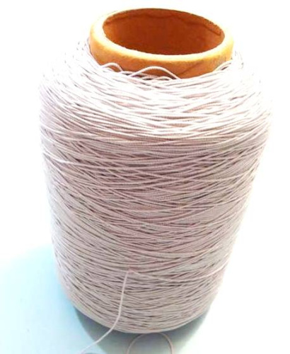  Нить резинка ( Спандекс ) №37 500 гр./1420м. цв.белый  ТриКатушки