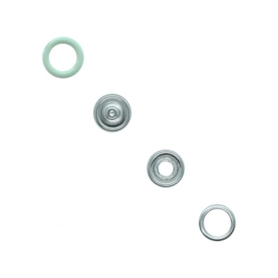  Кнопка трикотажная (кольцо) 9,5 мм, цв.199 (матовый) /1440 шт NS  ТриКатушки