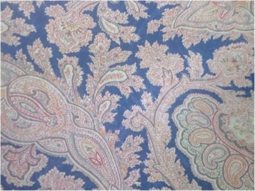  Ткань Шифон ПРИНТ ш.150см.,2010 цвет №60  ТриКатушки