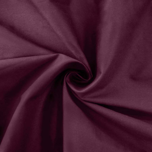  Ткань Поплин МТ 5098 (97 Хл, 3 Эл, 195 гр/мп, ш. 1,45м) цв. 178 бордовый  ТриКатушки