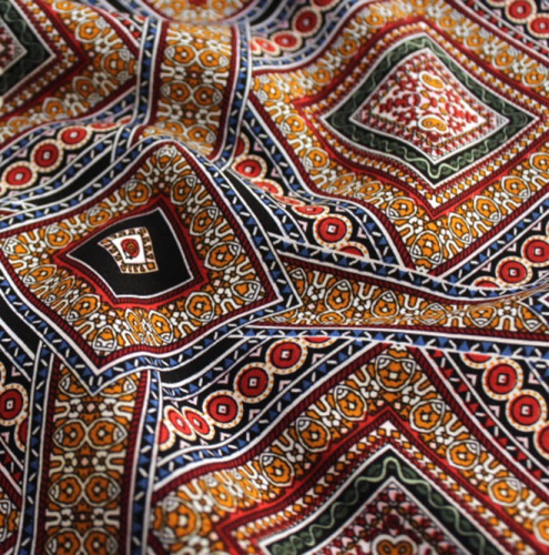  Ткань Вискоза принт арт.2019 цв.157  ТриКатушки