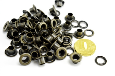  Люверсы №4 6мм сталь Антик (уп 5000шт) СТОРМ  ТриКатушки