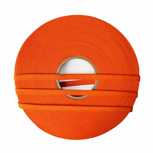  Тесьма 28072 11мм цв. оранжевый №77 (намотка 50м)  ТриКатушки