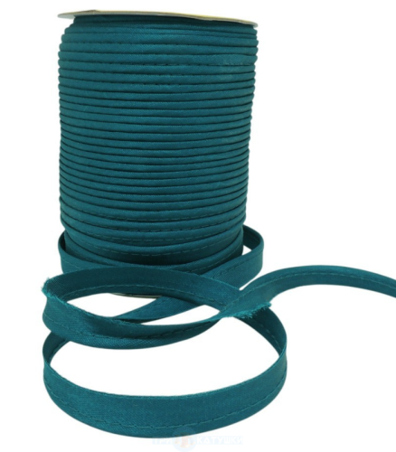  Кант атласный 12 мм 72 ярд. № 221 Морская волна  ТриКатушки