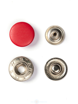  Кнопка Альфа 12,5мм сталь цв. 148 красный (уп 720 шт)NewStar  ТриКатушки