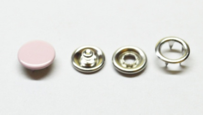  Кнопка с крышкой 9,5 мм рубашечная цв. Розовый 133 (уп 20 шт.) ProKnopka  ТриКатушки