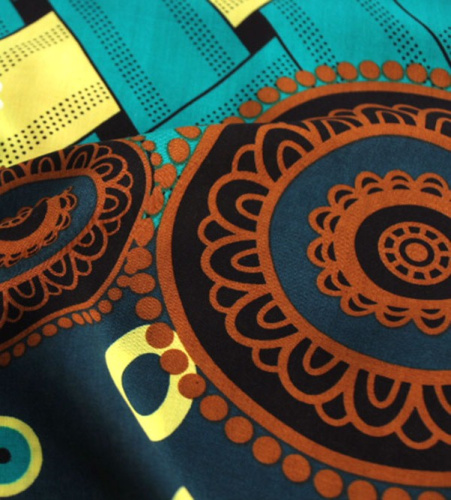  Ткань Вискоза принт арт. 2045 цв. 43  ТриКатушки