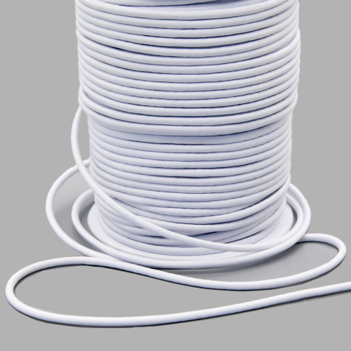  Резинка шляпная 4мм цв. белый (уп.100м) AP  ТриКатушки