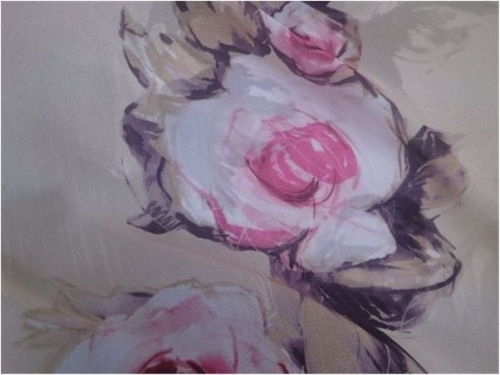  Ткань Шифон ПРИНТ ш.150см.,2010 цвет №118  ТриКатушки