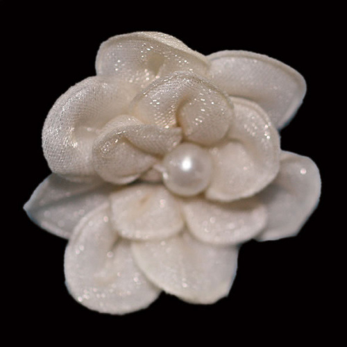  020 F пришивной элемент (упаковка 100 штук) молочный  ТриКатушки