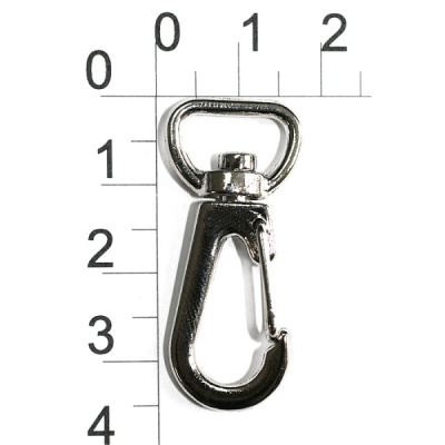  0025 Никель Карабин металлический 12*36мм (фас.10/ 100 штук)  ТриКатушки