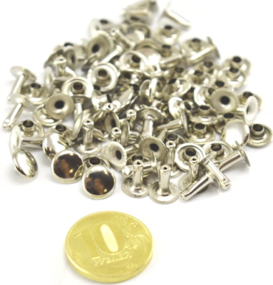 Розн.уп. НЕРЖ. Хольнитены 9*9 никель (упак.50 шт.)