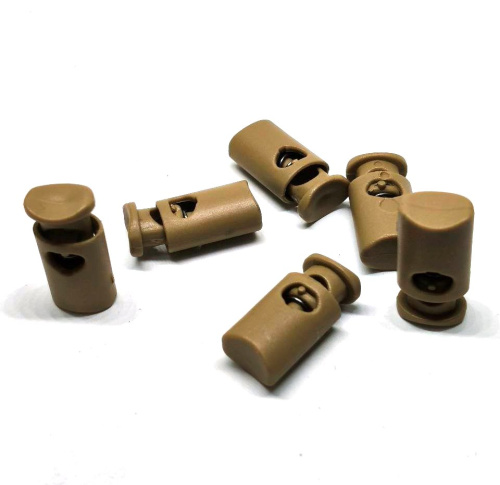  Фиксатор для шнура Цилиндр 203-М цв.Бежевый (уп.50/250/1000 шт)  ТриКатушки