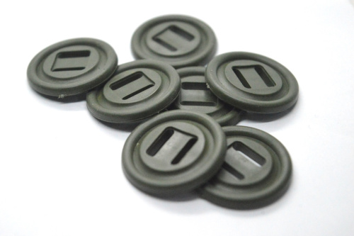  Пуговицы КАНАДА 55551 28 мм хаки (уп.10 шт) "Proknopka"  ТриКатушки