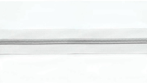  Молния "Спираль" Т5 декор №101 Серебро (уп.5м.) "Proknopka"  ТриКатушки