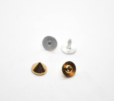  Хольнитены декоративные 105- F цв.Конус золото 7,5 мм (уп. 20 шт) ProKnopka  ТриКатушки