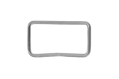  Рамка металлическая 25х15мм цв.Никель (фас.10/100/500/1000шт.)  ТриКатушки