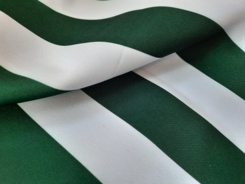  Ткань Oxford 300D SWING (WR, 140 гр/м2, ПЭ100%) цв. Белый-зелёный  ТриКатушки