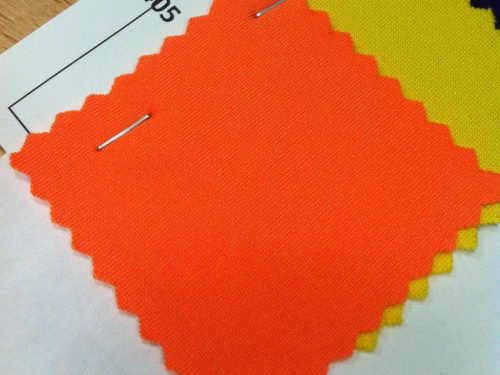  Ткань Масло ш.150см.,4002 цвет №405 оранжевый  ТриКатушки