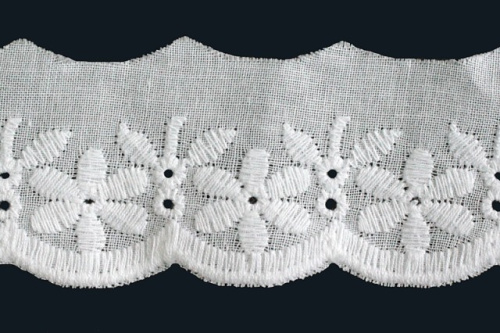  2038 белый Шитье 100% ХБ 65мм (намотка 15 ярдов = 13,7 метра)  ТриКатушки