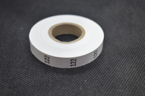  Размерник цв. белый 122 (рул. 1000шт.)  ТриКатушки