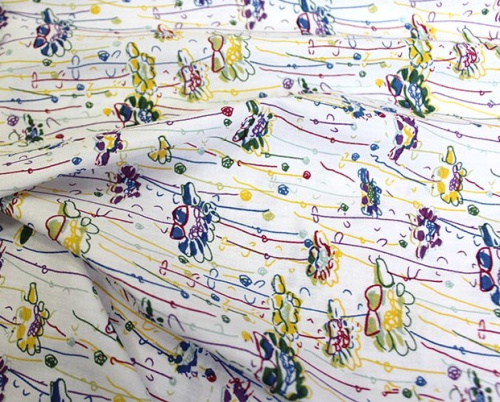  Поплин набивной 2039 цв.№216  ТриКатушки