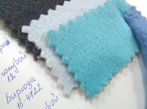  Ткань Флис БИРЮЗА 15-4722 190 Г/М2  ТриКатушки