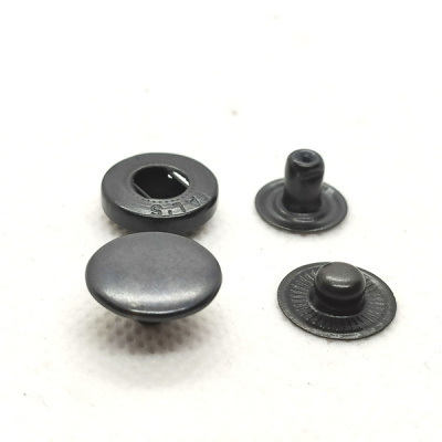  Кнопка 15мм Альфа сталь цв.Оксид  (уп 720шт) Tals  ТриКатушки