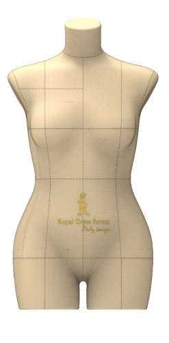  Портновский манекен Monica, Женский, р.48, цв. Бежевый, на подставке "Милан"  ТриКатушки