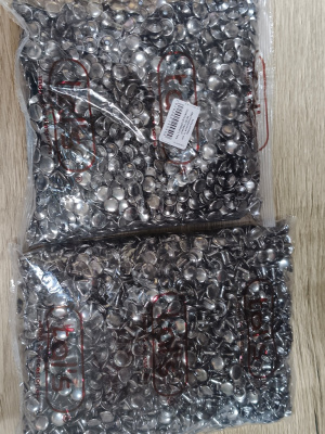  Хольнитены двухсторонние 11 мм №123 Черный Никель(уп.2000шт.) Tals  ТриКатушки