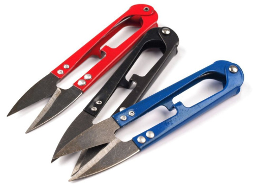  Ножницы для вспарывания ниток №805 металлические (уп.12 шт)  ТриКатушки