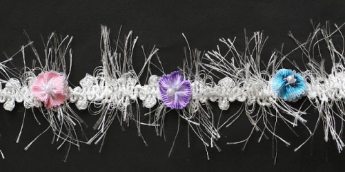  0626-2088 белый Тесьма, ширина 15мм (намотка 10 ярдов = 9,15 метра)  ТриКатушки