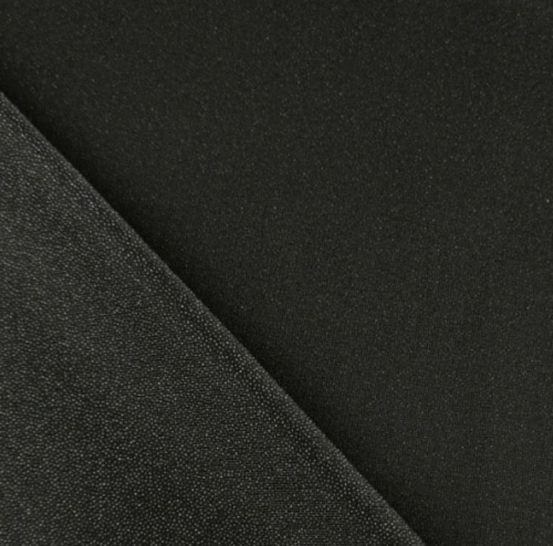  Дублерин клеевой М-46 текстурированный 46 г/м2 (150см/100м) черный  ТриКатушки