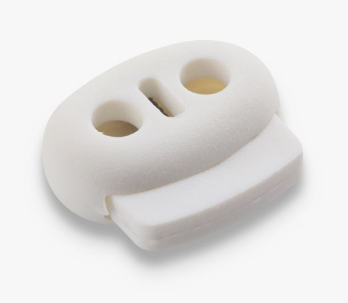  Фиксатор для шнуров 101-Б цв. белый (уп. 250 шт.)  ТриКатушки