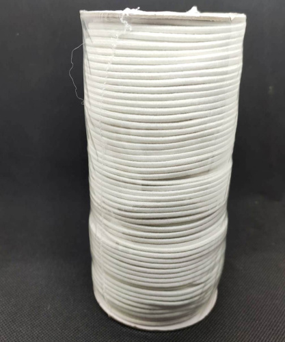  Шнур шляпный 2 мм цвет цв.Белый рул.100 м  ТриКатушки