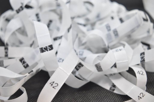  Размерник жаккард ,белый 42 (рул 1000шт)  ТриКатушки