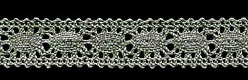  0018F лён кружево вязанное 22мм (намотка 20 ярдов = 18,3 метров)  ТриКатушки