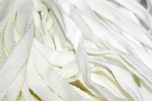  Шнур ХБ плоский 15мм  (упак.100 м.) цв.отбеленный  ТриКатушки